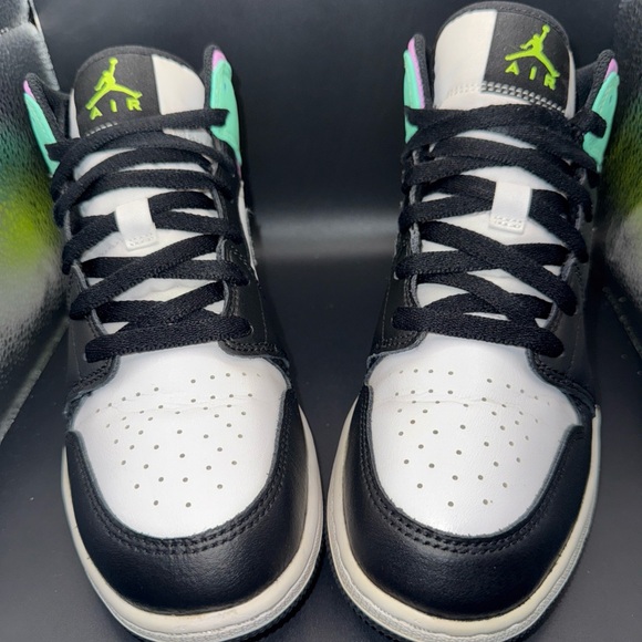 Jordan Other - Jordan Kids Sneakers in Black, White, and Green